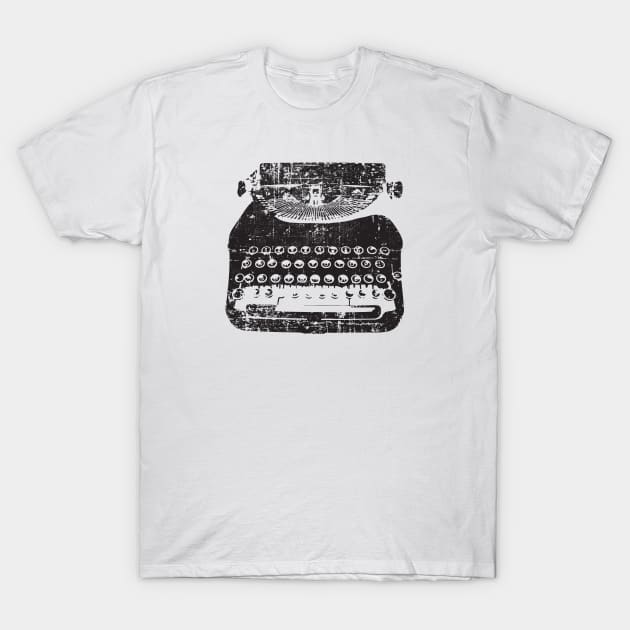 Vintage Typewriter T-Shirt by ClothedCircuit